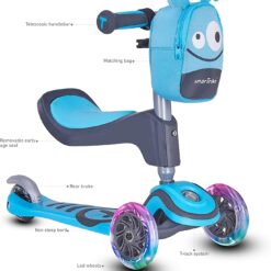 smarTrike T1 3 Stage scooTer For Kids – Blue