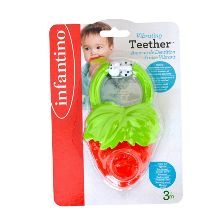 Infantino Vibrating Teether Strawberry -IN216429