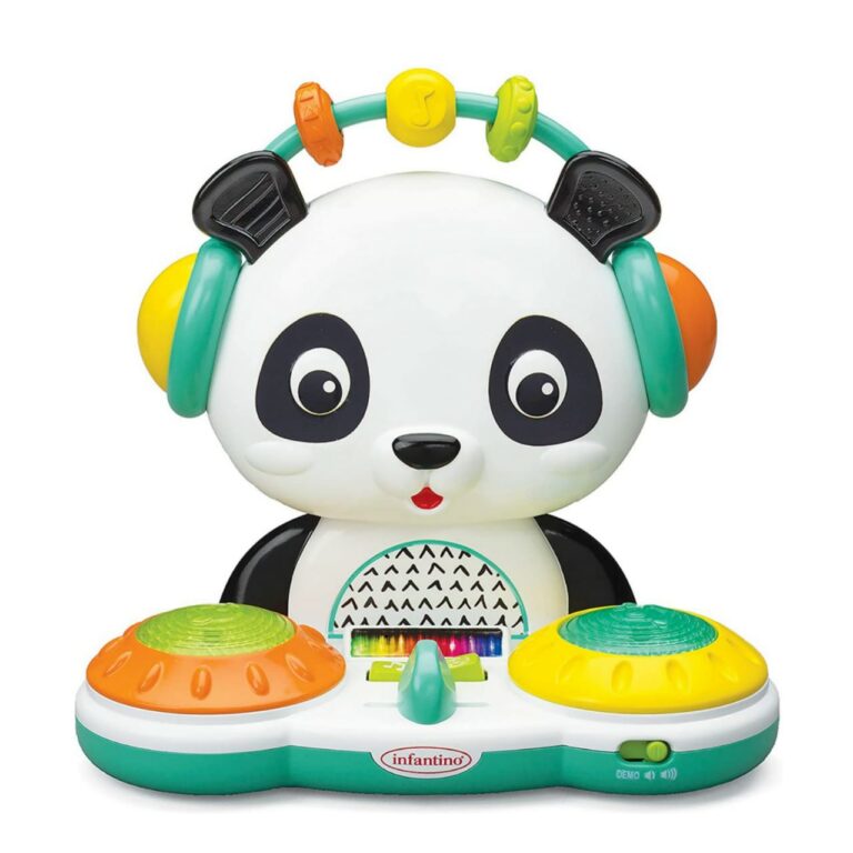 Infantino - Spin & Slide Dj Panda Toys For Toddler-IN212017