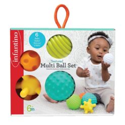 Infantino Textured Multi Ball Set For Toddler