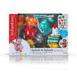 Infantino Splish & Splash 17 Piece Baby Bath Play Set
