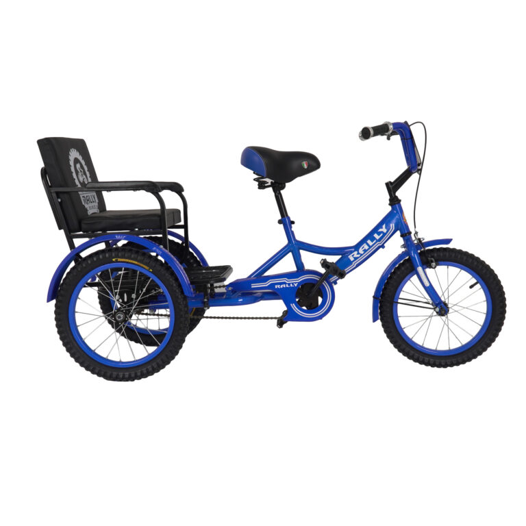 Tricycle 16-Sofa Inch with Rear Seat Blue