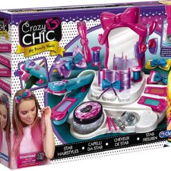 Clementoni Crazy Chic Hairstyle Lab, Girls Cosmetics, Various-15241
