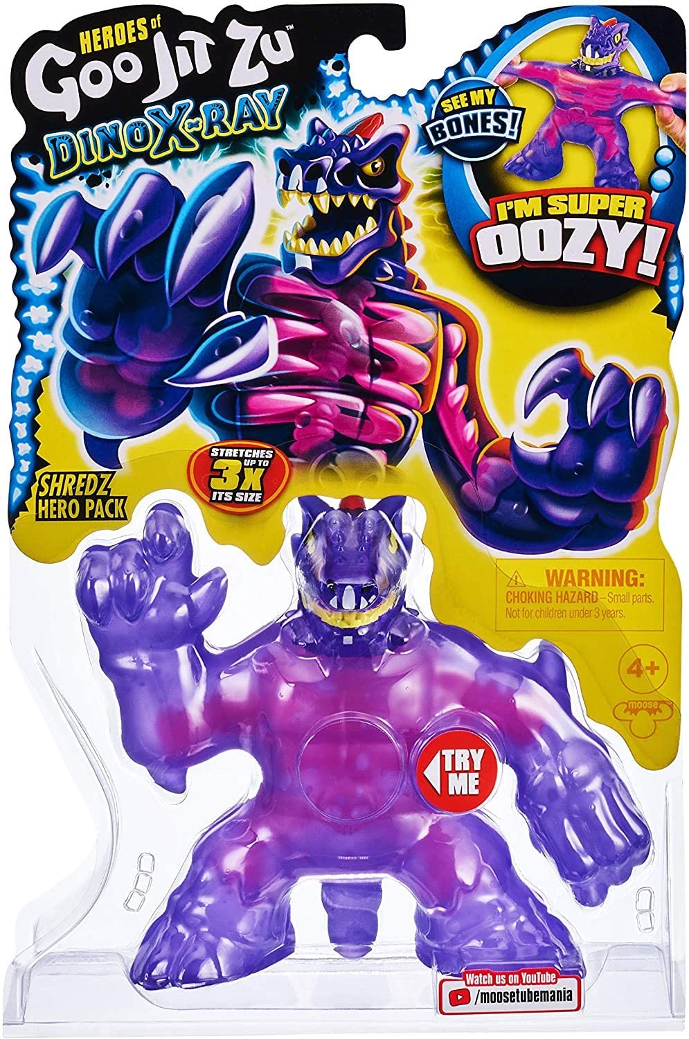Heroes of Goo Jit Zu Dino X-Ray Hero Pack Action Figure Shredz - 41189-RT -  Toys 4You Store
