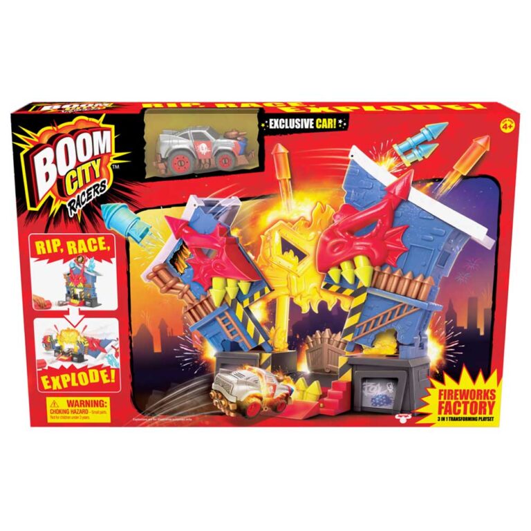 Boom City Racers S1 Fireworks Factory Playset