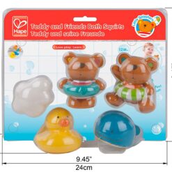 Hape Kids Little Splashers Teddy and Friends Bath Squirts-E0201
