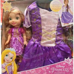 Jakks Pacific Disney Princess Rapunzel Doll and Girl Dress Gift Set
