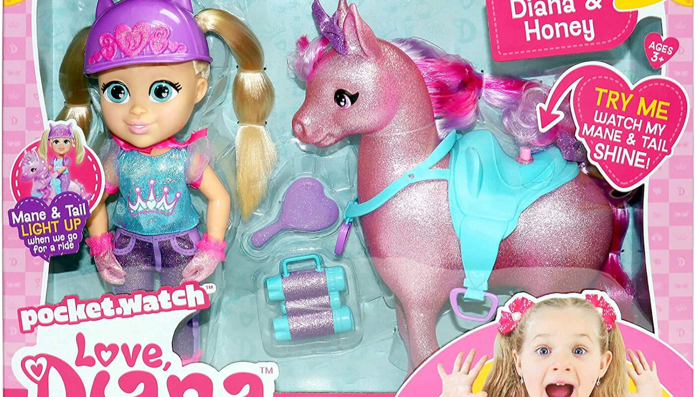 Love - Diana Doll Horse Set 13 Inch Battery Operated - Toys 4You Store