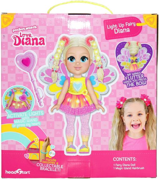 Love Diana Doll Lightup Fairy 13 Inch Battery Operated-79848-ATL - Toys ...