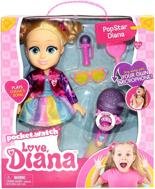 Love Diana Doll Sing Along 13 Inch Battery Operated-79867-ATL