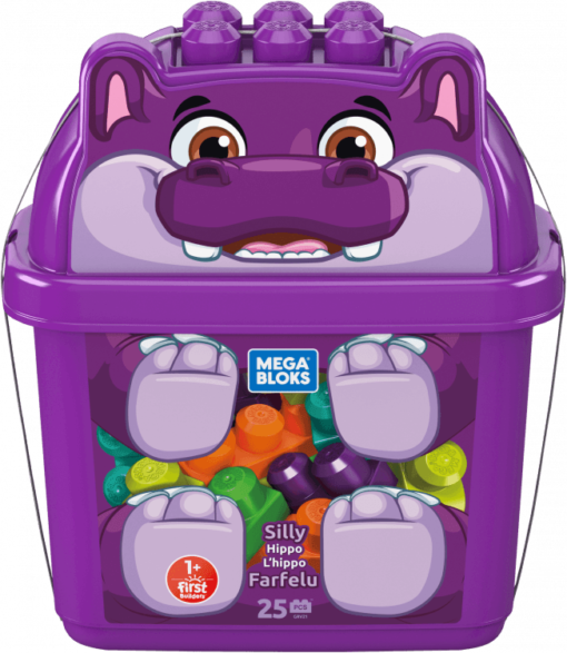Mega Bloks Silly Hippo L'hippo Farfelu -GCT46