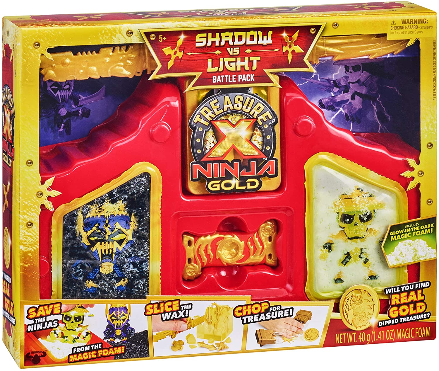 Treasure X Ninja Gold Slice Battle Pack-4168-RT - Toys 4You Store