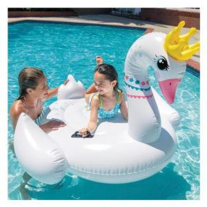 Intex Giant Inflatable Swan Ride-On Pool Float with Handles - Image 4