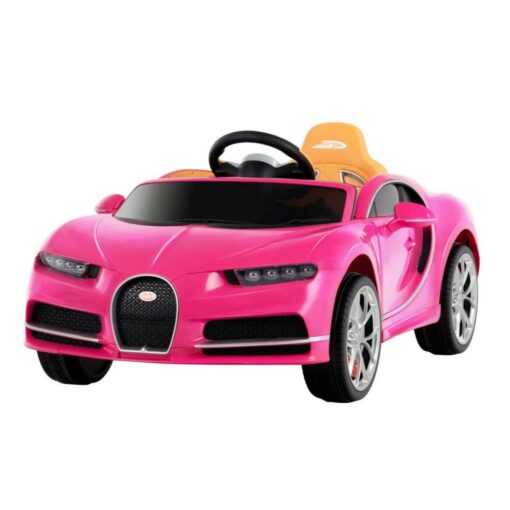 Bugatti Chiron Kids Ride On Car Battery Operated Electric Cars for Kids Pink