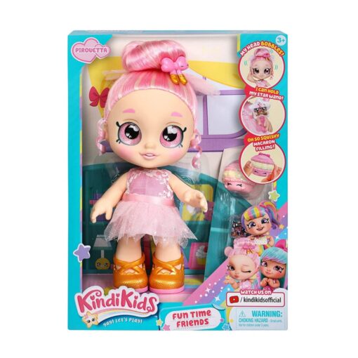 Kindi Kids Fun Time Friends - Pre-School Play Doll Pirouetta -50060-RT