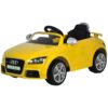 Audi TT Powered Riding Car Rechargeable Battery Car For Kids-Yellow