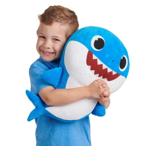 Baby Shark Daddy Shark Plush Doll with Sound (46 cm)-PFSS-08003