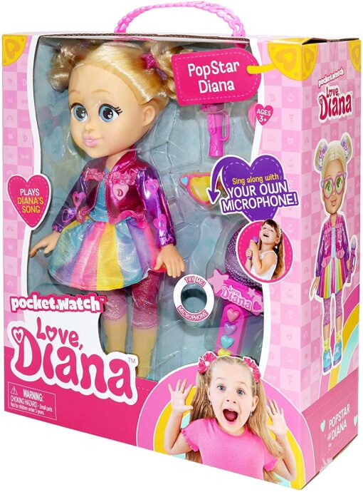 Love Diana Doll Sing Along 13 Inch Battery Operated-79867-ATL - Toys 4 You