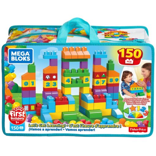 Mega Bloks Let's Get Learning Bag (150 Pieces)