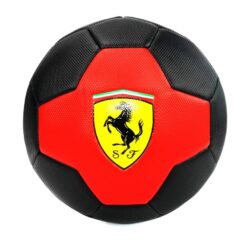 Mesuca Ferrari 5 Machine Sewing Soccer Ball Black – F661