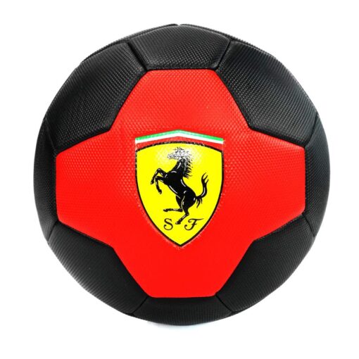Mesuca Ferrari 5 Machine Sewing Soccer Ball Black – F661