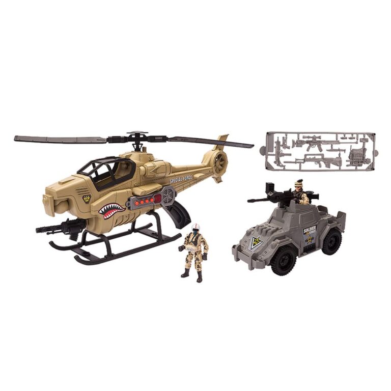 Chap Mei - Soldier Force 9 Shadow Copter Playset - 540069