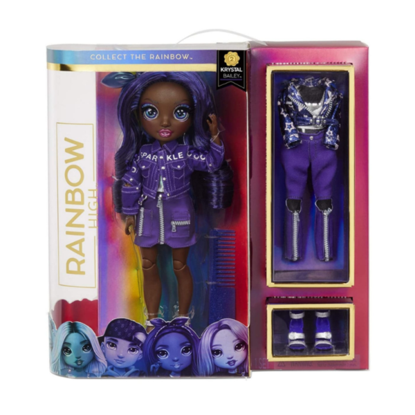 Rainbow High Krystal Bailey – Indigo (Dark Purple)