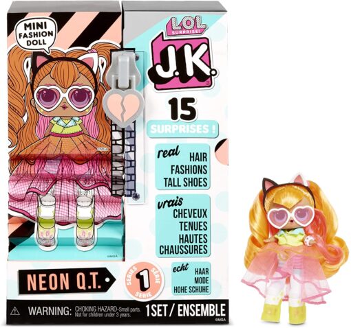 L.O.L. Surprise J.K. Doll-Neon Q.T. Mini Fashion Doll - MGA- ‎570776