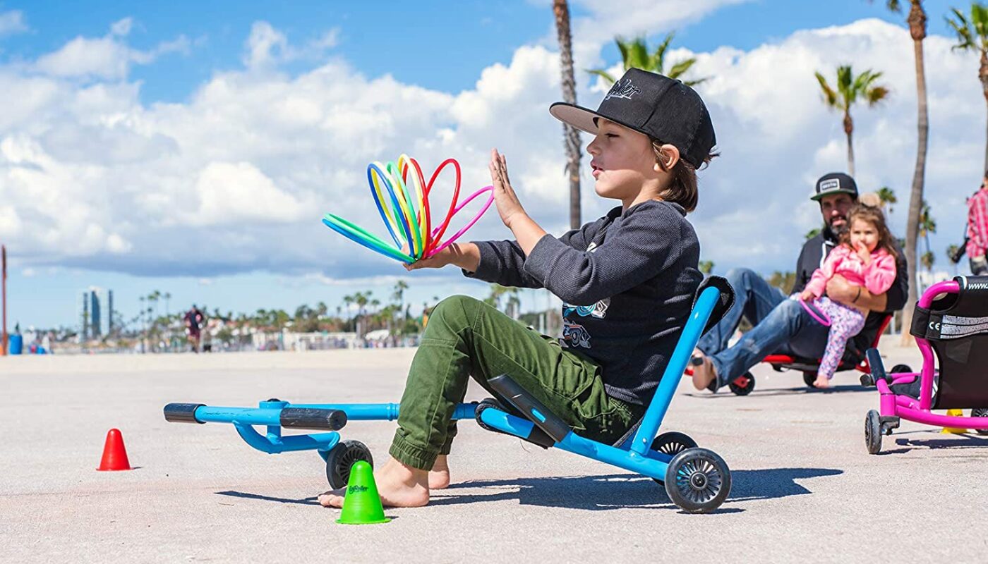 EzyRoller Classic Ride On con ruedas de luz LED color azul – Yaxa Guateala