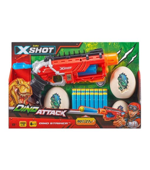 X-SHOT - Dino Attack - Hunter (2 Medium Egg, 2 Small Eggs & 16 Darts)