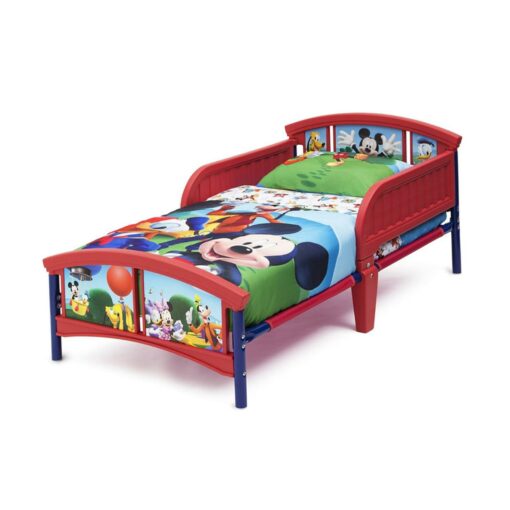 Delta Children Disney Mickey Mouse Plastic Toddler Bed – DF86681MM