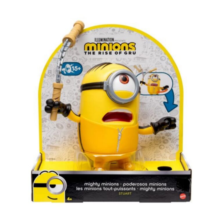 Minions Rise Of Gru Mighty Stuart With Kung Fu Action Figure - GMF21