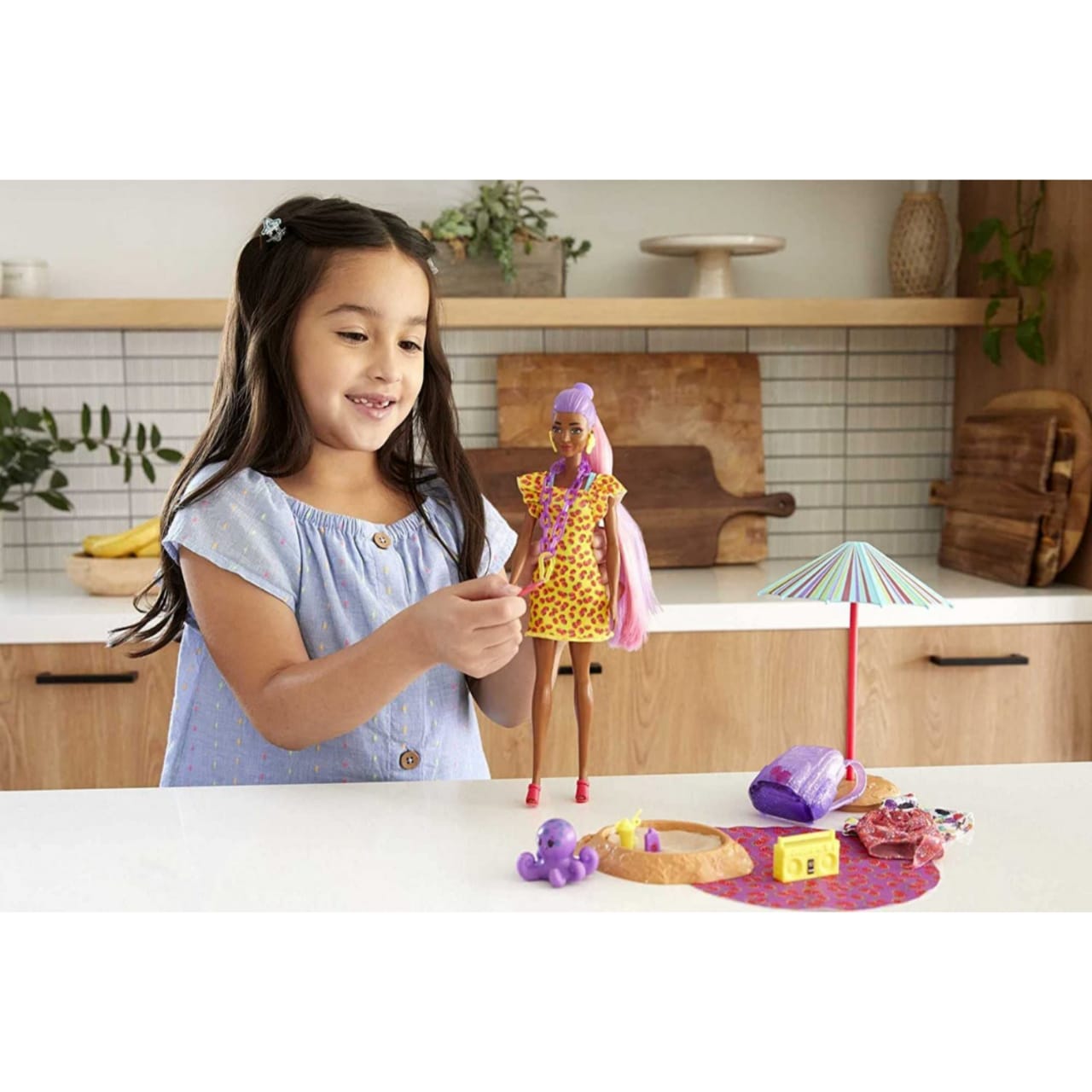Barbie Color Reveal Sand And Sun Surprise With Swimsuit And Toy Summer  Fashion Accessories Multicolor