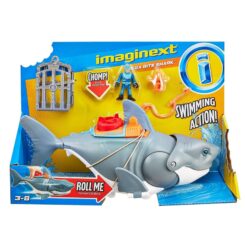Fisher-Price Imaginext Mega Bite Shark, Figure Set with Realistic Motion - GKG77