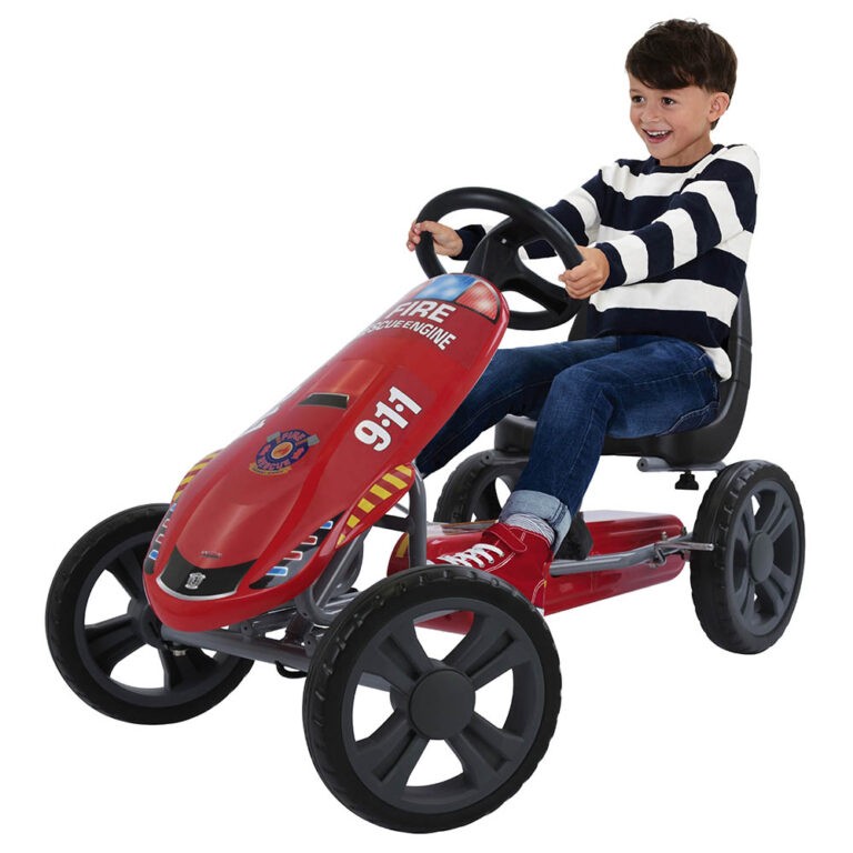 Hauck Toys For Kids - Speedster GoCart Fire Engine - Red - 903029