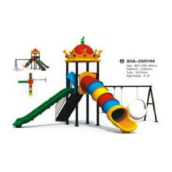 High Quality Kids Outdoor Playground With Slides And Swing Tunnel Tube