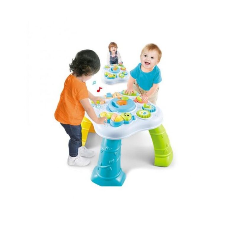 Baby Activity & Learning Table With Music Blue Green - 8777