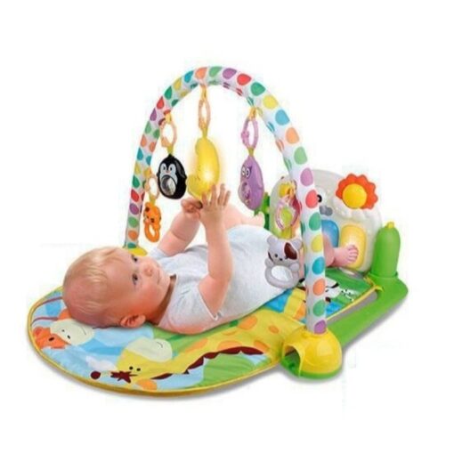 Baby Piano Playmat 2-in-1 Fitness Frame - White - YL-605