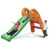 Indoor And Outdoor Play Slide - Green/Brown - J09912