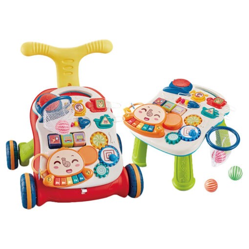 Little Angel - Baby 2-in-1 Activity Walker & Table - Red-N6038