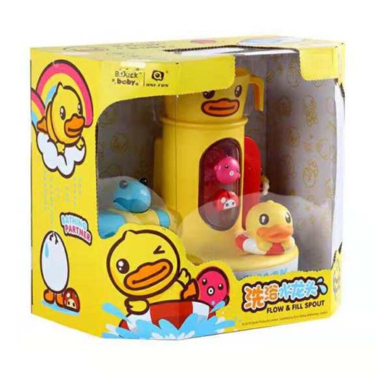 Baby Funny Water Game Bath Toys Duck Shower Faucet Bathing Spout -WL-BD035