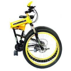 26 Inch Hummer Folding Bicycle For Boys Yellow