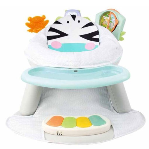 Booster Seat With Feeding Table & Piano - Zebra - BB558
