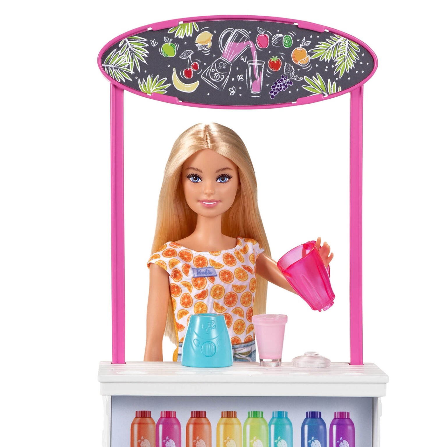 Barbie Smoothie Bar Playset with Doll GRN75 Toys 4You Store