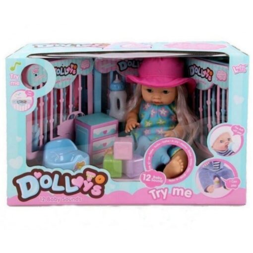 Doll Ledy Toys 12 Baby Sounds - LD9811B