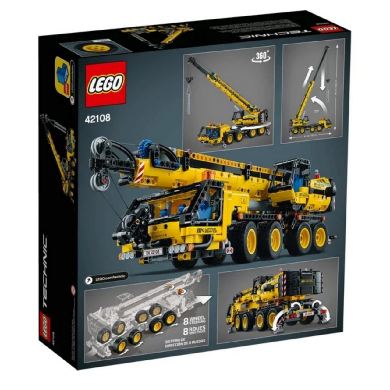 LEGO Technic Compact Crawler Crane Building Kit (920 Pieces