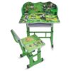 Ben10 Adjustable Wooden Kids Study Table-Desk and Chair Set