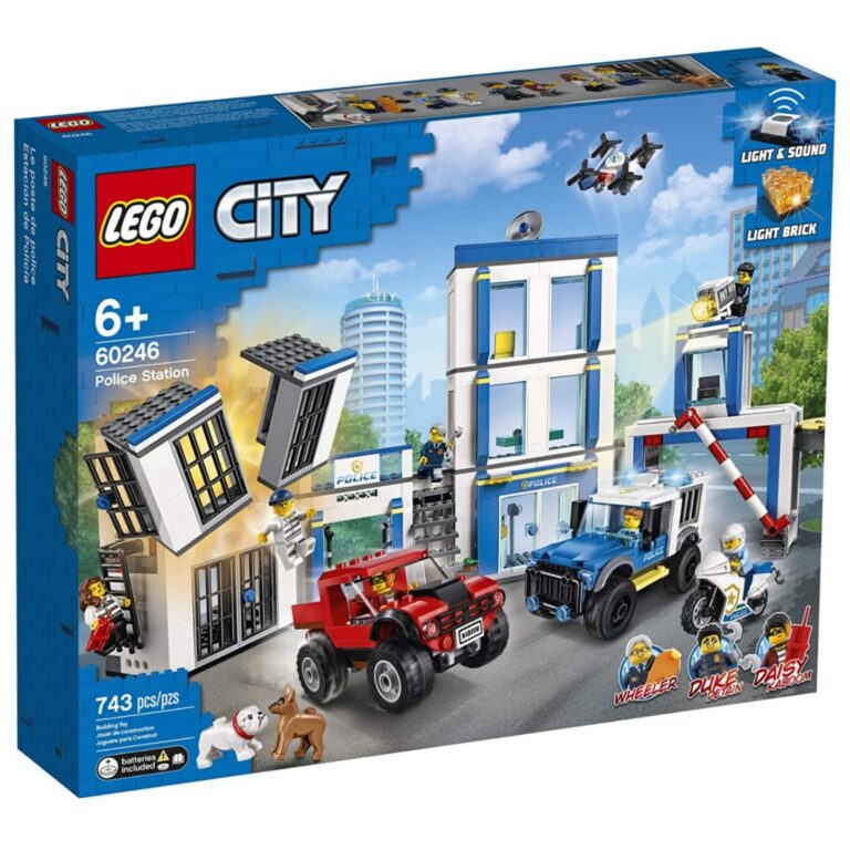 Lego City Police Station Building Kit (743 Pieces) - 60246
