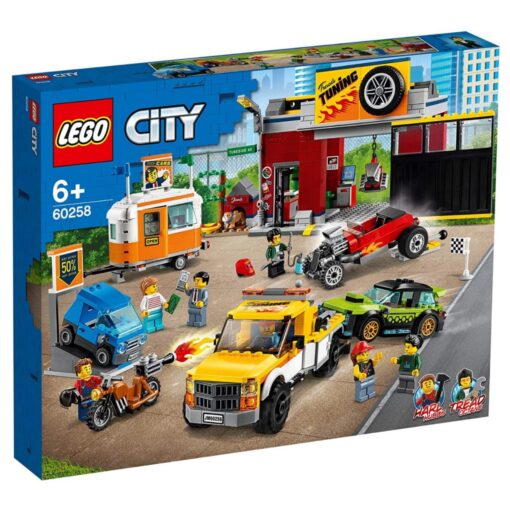 LEGO City Nitro Wheels Tuning Workshop Building Set - 60258