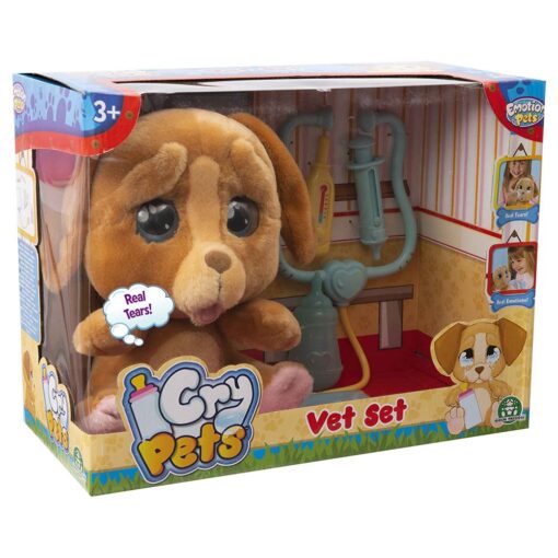 Emotion Pets - Cry Puppy Pet Set - Brown - MTC01000